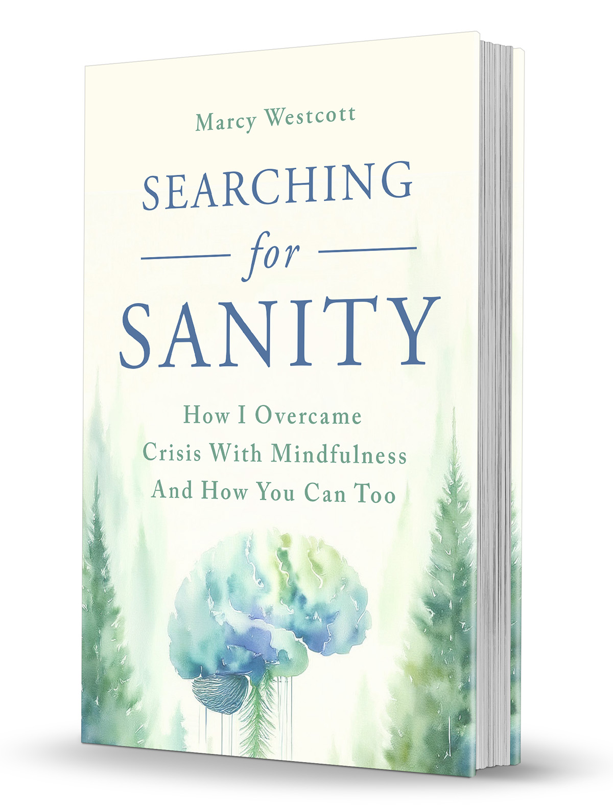 Book Cover: Marcy Westcott, Searching for Sanity, How I overcame crisis with mindfulness and how you can too